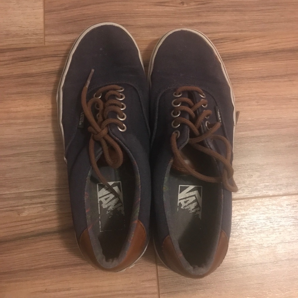 Navy Blue Vans (low rise)